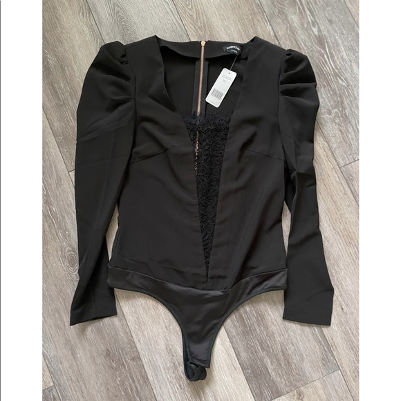 Bebe Puff Sleeve Bodysuit - Picture 3 of 4